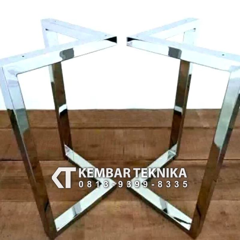 Kaki Meja Stainless