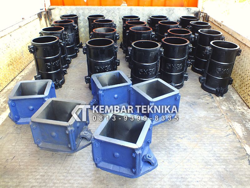 Cetakan Kubus Beton 15 X 15 Bahan dari Besi Tebal