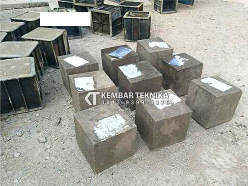 Hasil Uji Kuat Tekan Beton Kubus