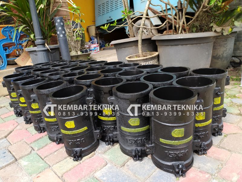 Test Beton Silinder Bahan Besi Cor