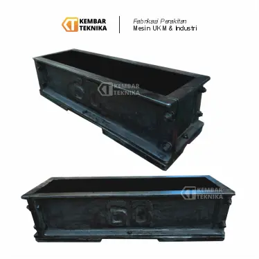 cetakan tes beton beam mold 15x60 cm